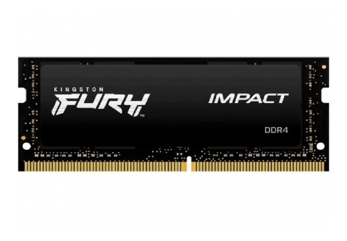 Memoria RAM Fury Impact gamer color negro 16GB 1 Kingston KF432S20IB/16