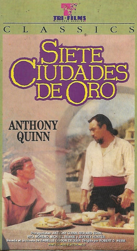 Siete Ciudades De Oro Vhs Anthony Quinn Richard Egan