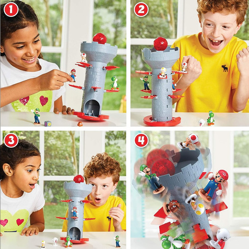 Juego De Mesa Super Mario Blow Up! Shaky Tower Epoch Games
