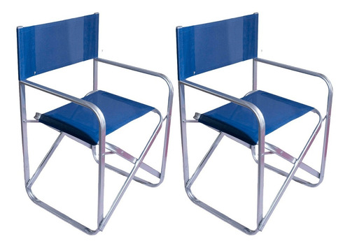 Imagen 2 de 10 de Kit Mesa Redonda Blanca Sillon Director X4 Unid Posta 150kg