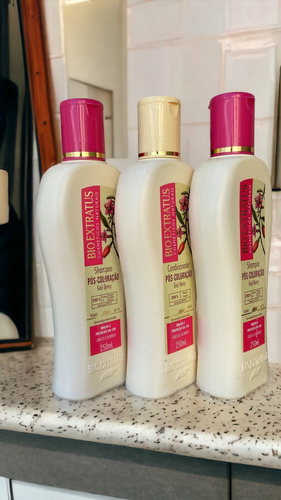 Kit 2 Shampoo 1 Condicionador Pós Coloração 250 Ml K9753