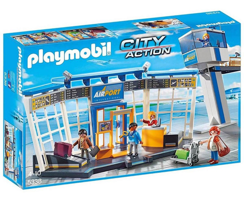 Playmobil 5338 Torre De Control Y Aerop Jugueteria El Pehuén