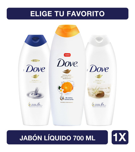 Dove Jabón Líquido 700ml