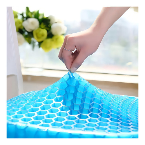 Cojín protector de gel para asiento, columna ciática y lumbar, cóccix