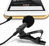 Comprar Microfono Solapa Lavalier Clip Celular Pc Auxiliar 3.5mm