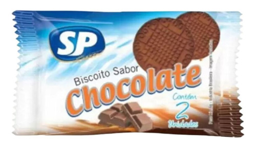 Biscoito Sp Em Sachê 8g Sabor Chocolate - 180 Unidades