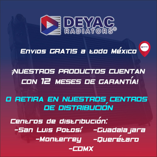 Condensador Mercury Milan 2007 3.0l Deyac