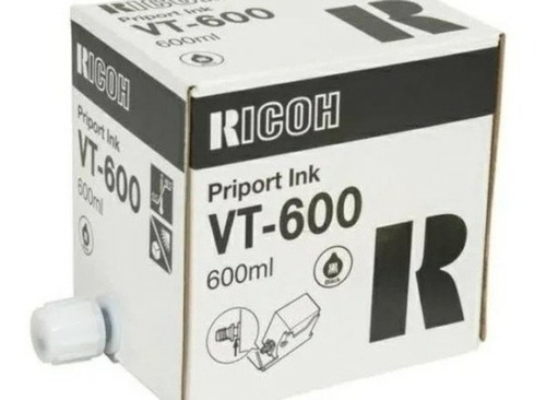 Tinta Ricoh Pripot Ink Vt-600 Original Negro 600ml