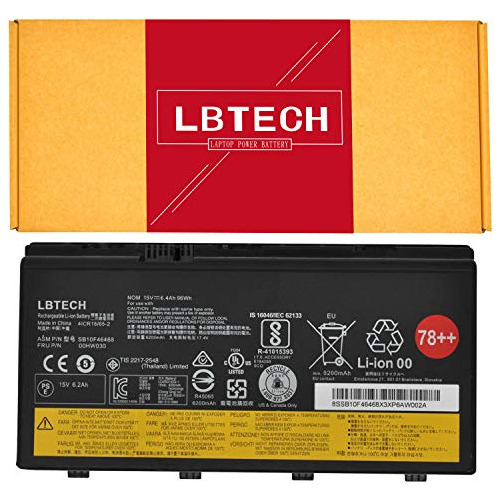 Batería De Repuesto Para Lenovo Thinkpad P70/p71 Series Note
