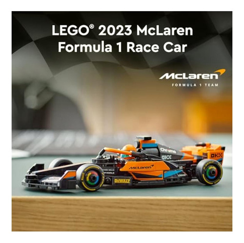 Lego Speed Champions Auto De Carreras De Fórmula 1 Mclaren
