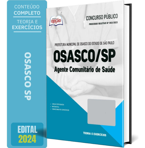 Apostila Prefeitura Osasco Sp 2024 Agente Comunitário Saúde