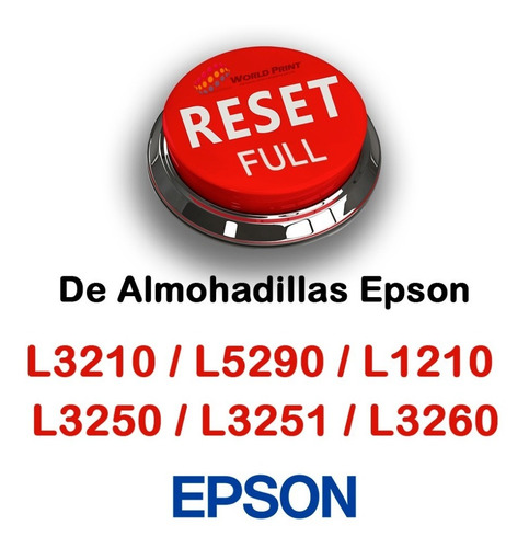 Imagen 1 de 4 de Reset Epson L3210 - L5290 - L1210 - L3250 - L3251 - L3260