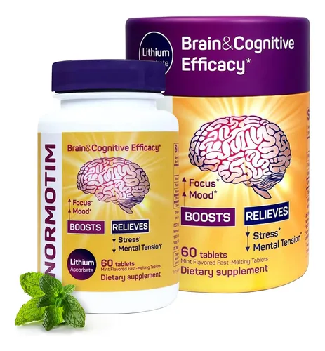 Normotim Suplementos De Apoyo Cerebral Nootrópicos Para La Memoria Y La Concentración | 60 Cápsulas