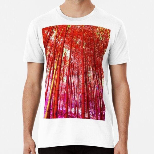 Remera Bamboo Forest (red) Algodon Premium 