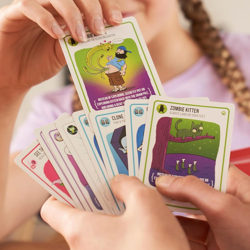 Zombie Kittens Juego De Mesa Español Serie Exploding Kittens