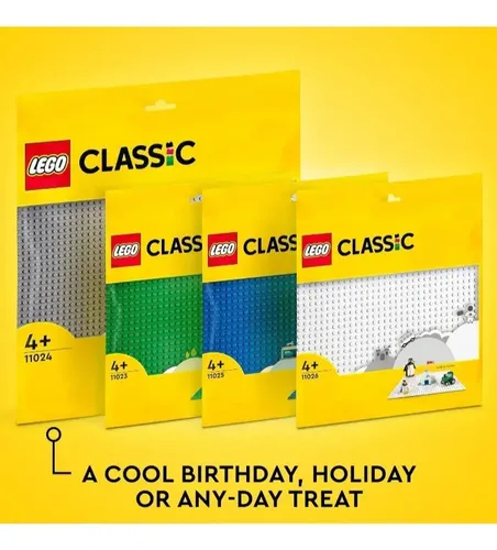 OulQinyhome 8 Placas Base Para Construcciones Clásicas 25,5x25,5 Cm – 32x32 Tacos, Multicolor, Compatibles Con Todas Las Grandes Marcas