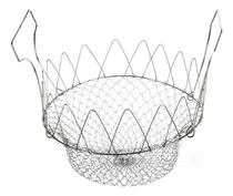 Comprar Cesta De Metal Colador Para Freír Y Enjuagar Al Vapor