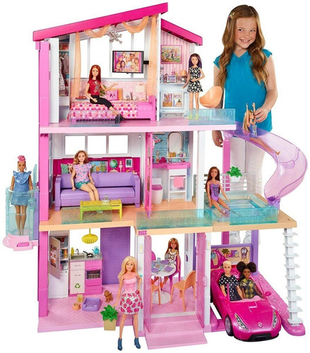 Casa De La Barbie Dreamhouse Ensueños 3 Pisos Original 2018