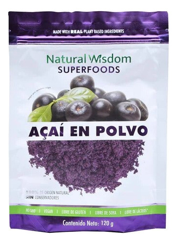 Natural Wisdom Acai En Polvo 120 G