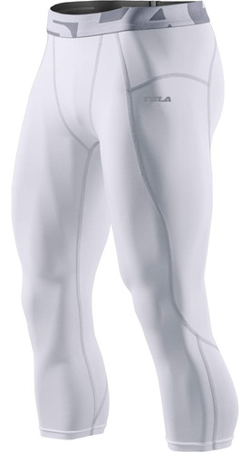 Tsla Pantalon Compresion 3 4 Para Hombre Media Entrenamiento