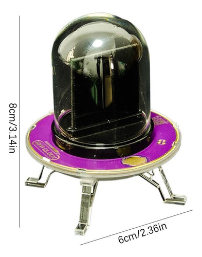 Geekmagic 3d Holograma Cube Display Digital Estación Reloj
