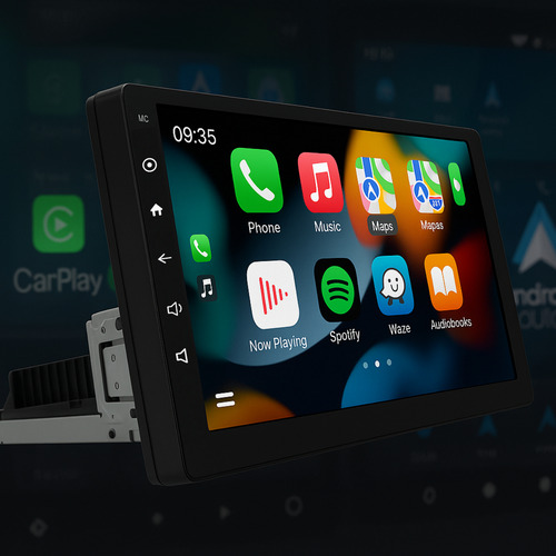 Multimídia 9 Pol Traseira 1 Din Ht-9823ca Android Câmera