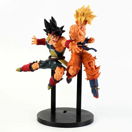 Set 2 Figuras: Goku + Bardock Dragon Ball Z (arte Toyotaro)