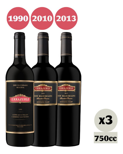 Cata Vertical Vino Errazuriz Don Maximiano Founders Reserve