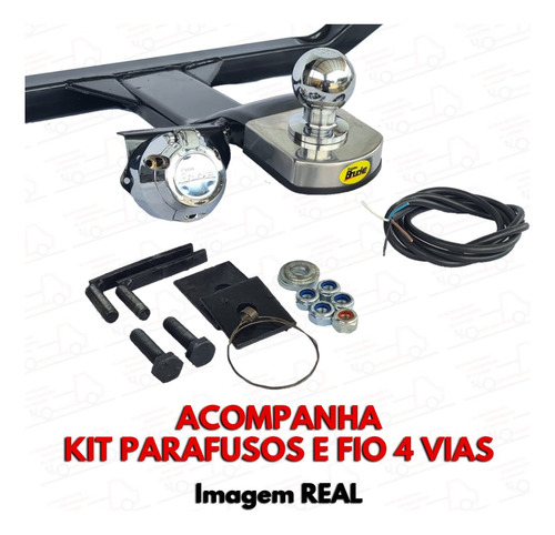Engate Reboque Rabicho 700kg Yaris Hatch 17 À 2021 2022 2023