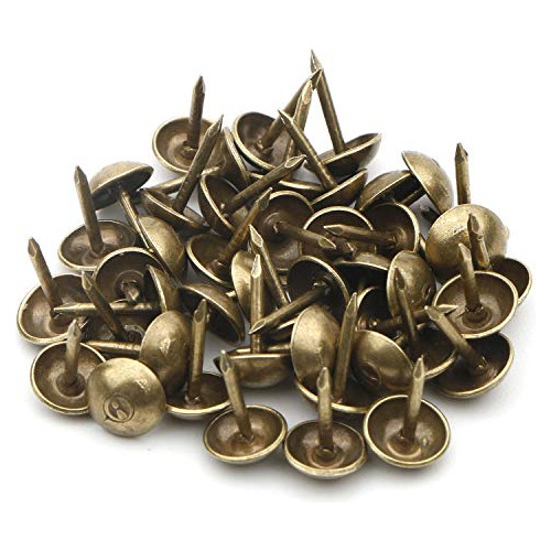 100pcs De Clavos De Tambor De Empuje De Bronce Antiguo ...