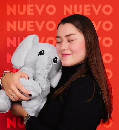 Peluches Mayoreo 6 Pza Elefante De Peluche 25cm env ogratis