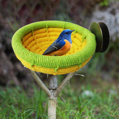 2 Uds Mascota Pájaro Nido Hamaca Cabaña Cama Colgante Para