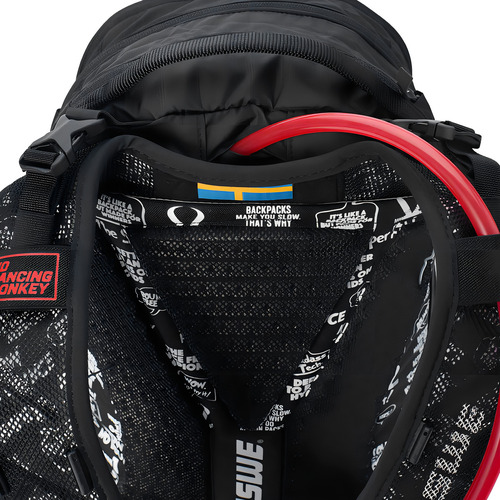 Mochila Uswe Shred 25, Carbon Black Color Negro Diseño Liso 3l