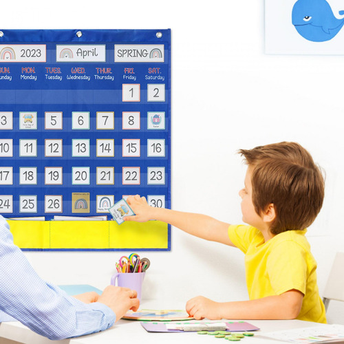 Calendário Gráfico De Bolso Calendário De Parede Escola