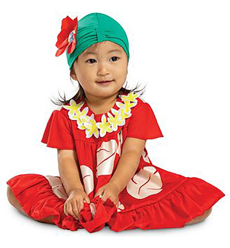 Disfraz De Lilo Stitch Lilo Para Niña De 12 A 18 Meses