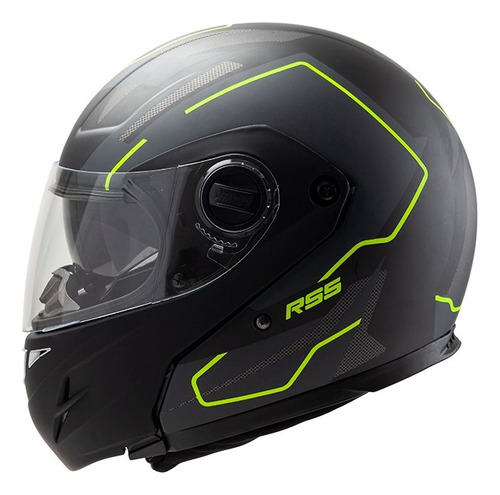 Casco Hawk Rs5 Resistance Rebatible Doble Visor Premium 