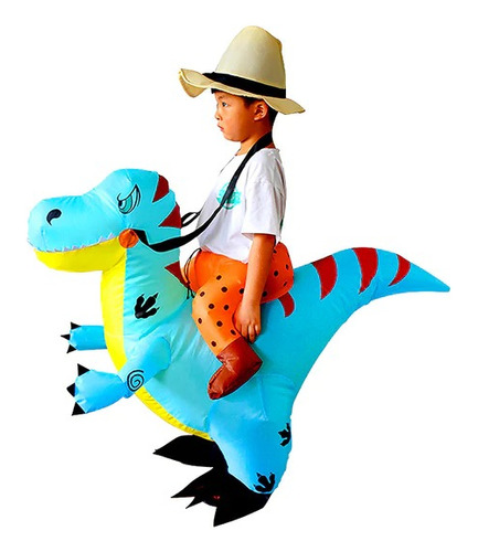  Disfraz Infantil De Dinosaurio Inflable Ride Dino