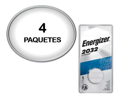 Pila Para Calibrador Grande 3v Marca Energizer 4 Paquetes