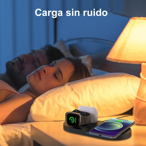 Wireless Charger 3 In 1 of 15 W For iPhone 15/14/13/12/11, For Samsung S24/S23/s22 and Other Series and Other Dispositivos Que Admiten Wireless Charge, Compatible with iPod, With Adapter