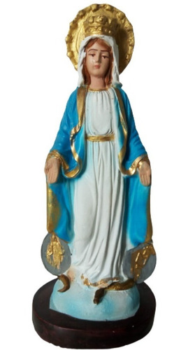 Imagen Religiosa La Virgen De La Milagrosa, Artesanal  Yeso