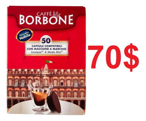 Caffè Borbone Paquete De 50 Cápsulas Para Cafetera Lavazza