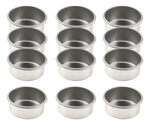 12x Vasos Para Velas De Té, Latas Vacías Para Velas De