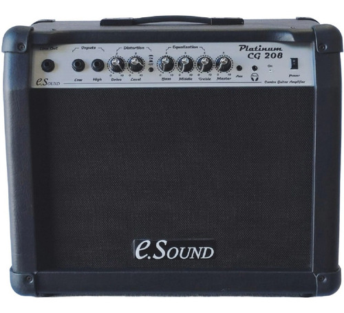 Amplificador Platinum Cg 208 P/ Guitarra 30w Rms Cor Preto