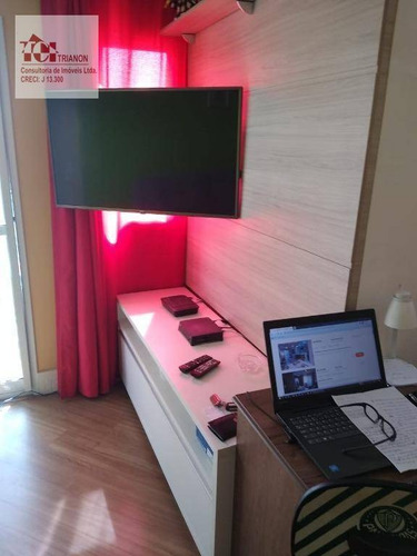 Imagem 10 de 21 de Apartamento Com 2 Dormitórios À Venda, 63 M² Por R$ 425.000,00 - Vila Valparaíso - Santo André/sp - Ap3234