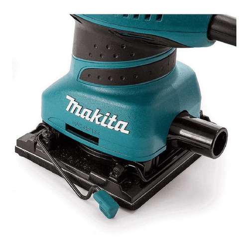 Lijadora orbital Makita BO4556 con sistema velcro turquesa 200W 120V
