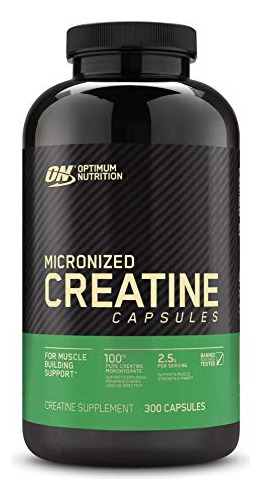 Capsulas De Monohidrato De Creatina Micronizada De Optimum