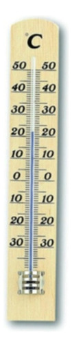 Termometro De Ambiente Base Madera Luft T319 -30 °c A +50 °c
