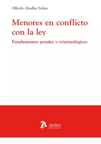 Menores En Conflicto Con La Ley (atelier)