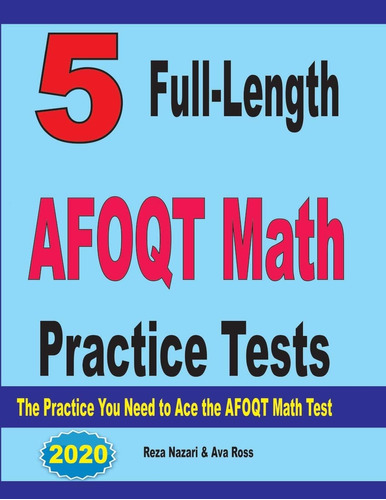 Libro: 5 Full-length Afoqt Math Practice Tests: The Practice