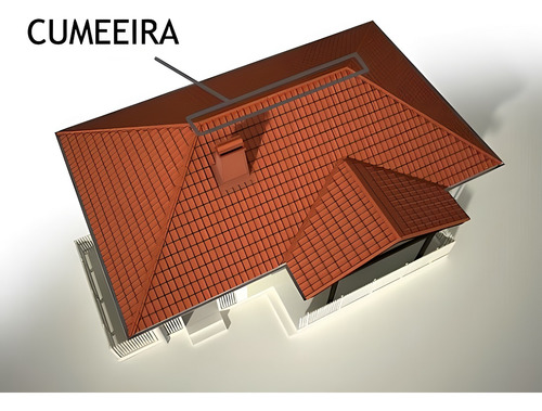 Cumeeira Verde 2,00x0,48 Onduline